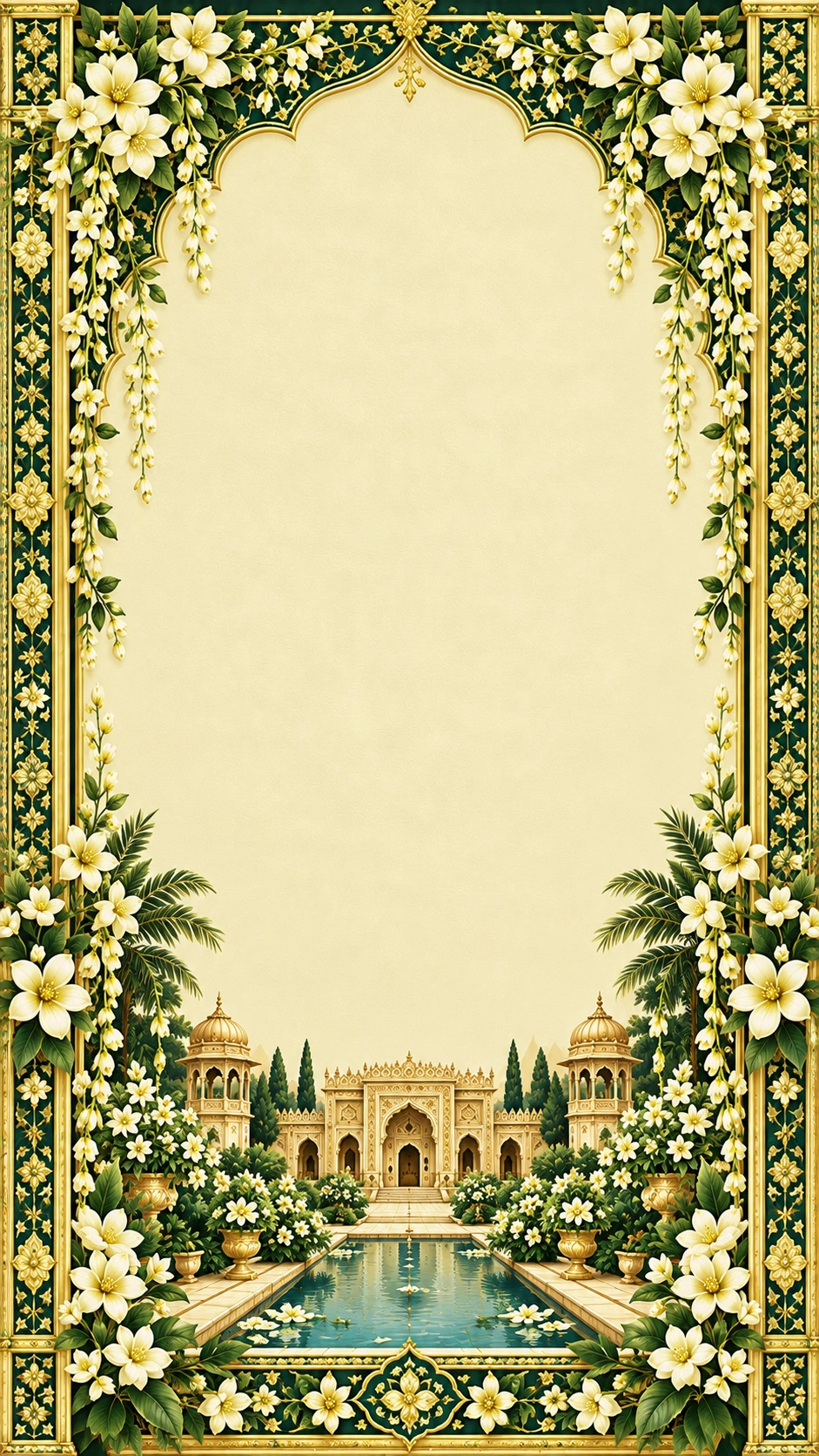 Kinara wedding invitation on a phone